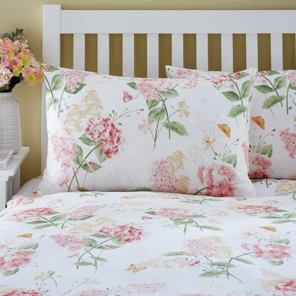 Wild Hydrangea Lilac Duvet Cover and Pillowcase Set 2