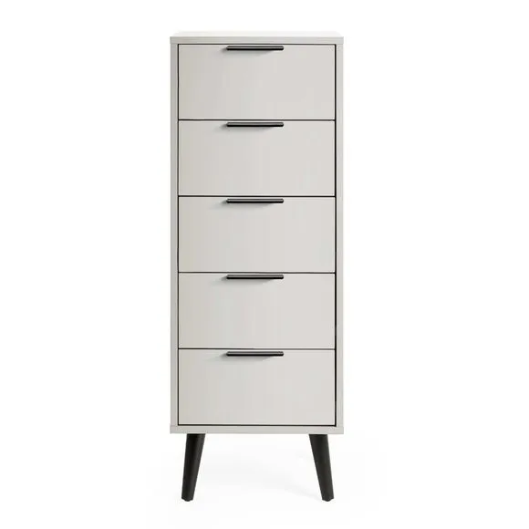 Alba Narrow 5 Drawer Chest 4
