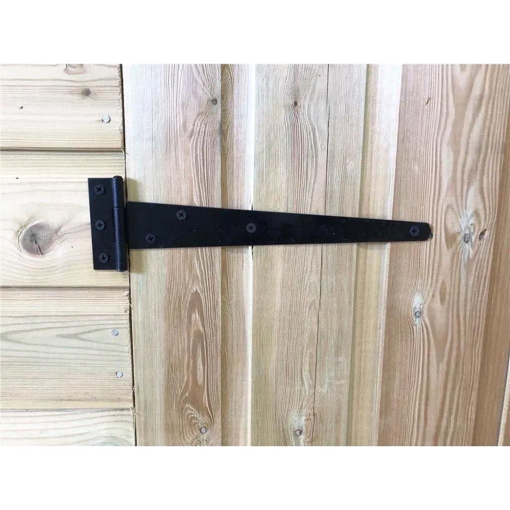 Marlborough 11 x 5 Pressure Treated Low Eaves Apex Garden Shed with Single Door in Natural 6