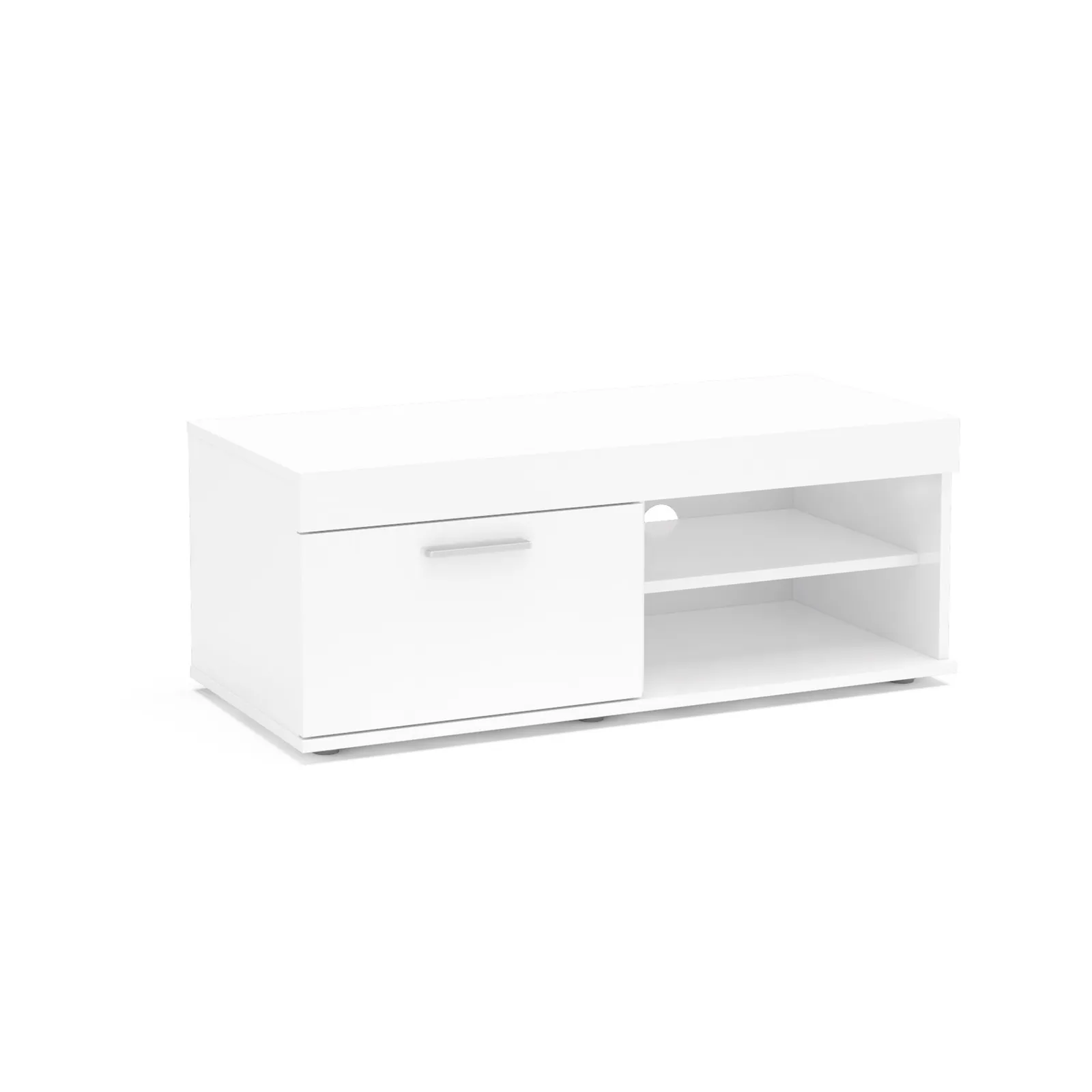 Edgeware Small TV Stand White