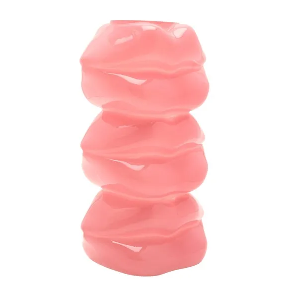 The Feel Good Club Lip Stack Glass Vase 4