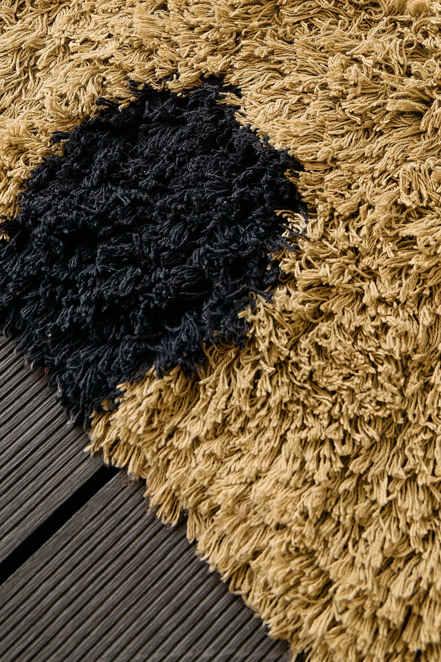 Khaki Inky Spot 5x7ft / 150x210cm Rug - Khaki 4