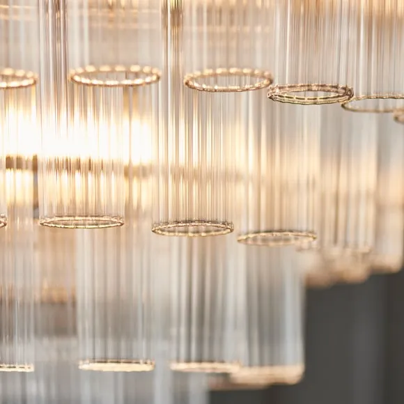 Vogue Chantilly Ribbed 12 Light Chandelier 3