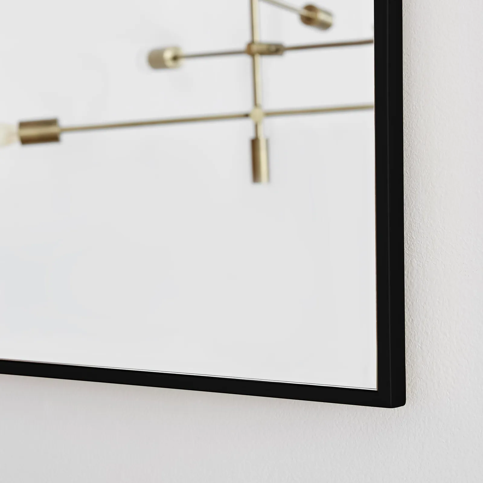 FurnitureboxUK Emma Medium 120x80cm Framed Rectangular Vertical Living Room Hallway Wall Mirror in Black 5