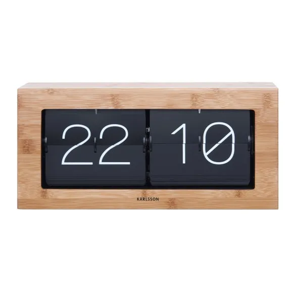 Karlsson XL Boxed Flip Mantel Clock 2