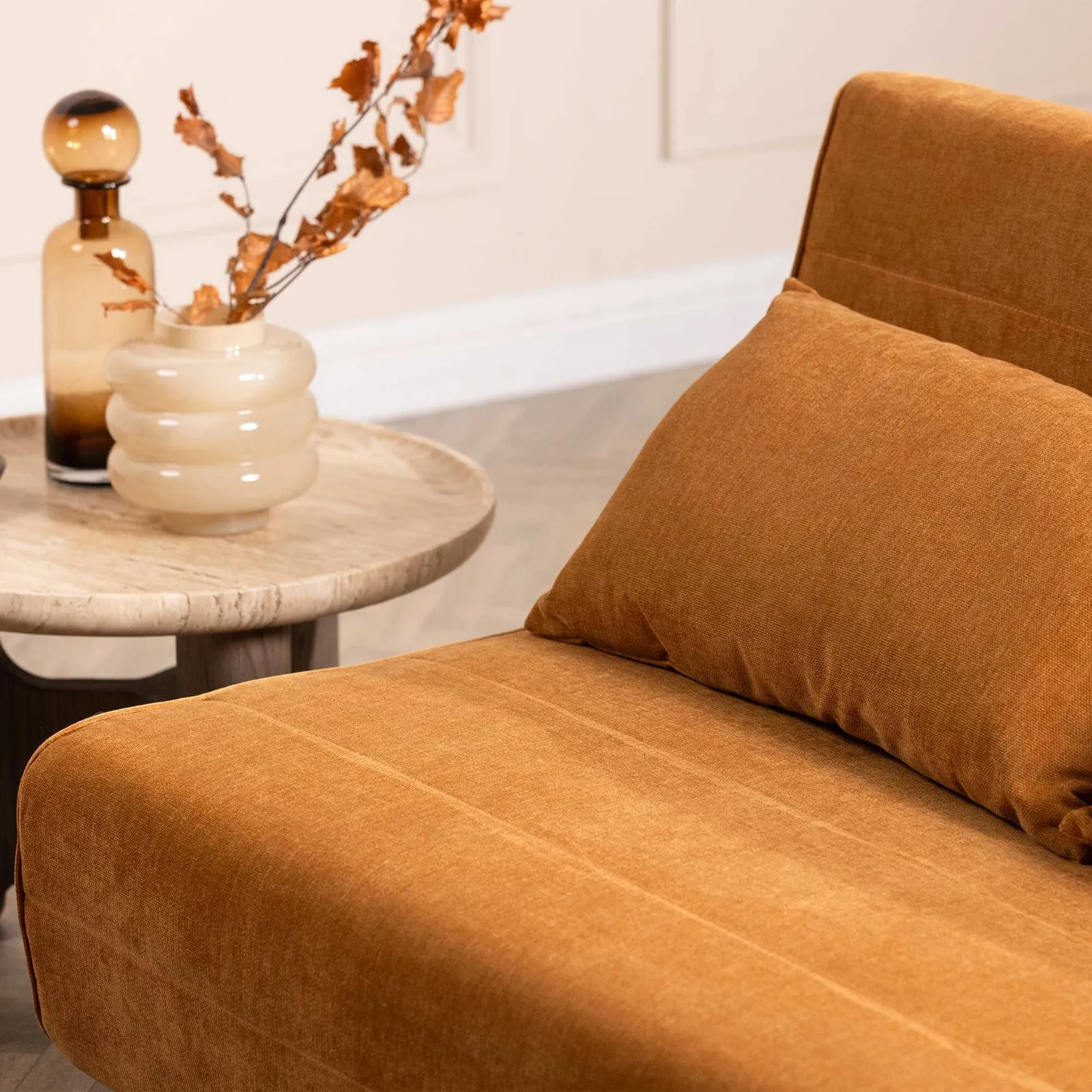 Efren Sofa Bedbed, Orange Fabric | Barker & Stonehouse 6