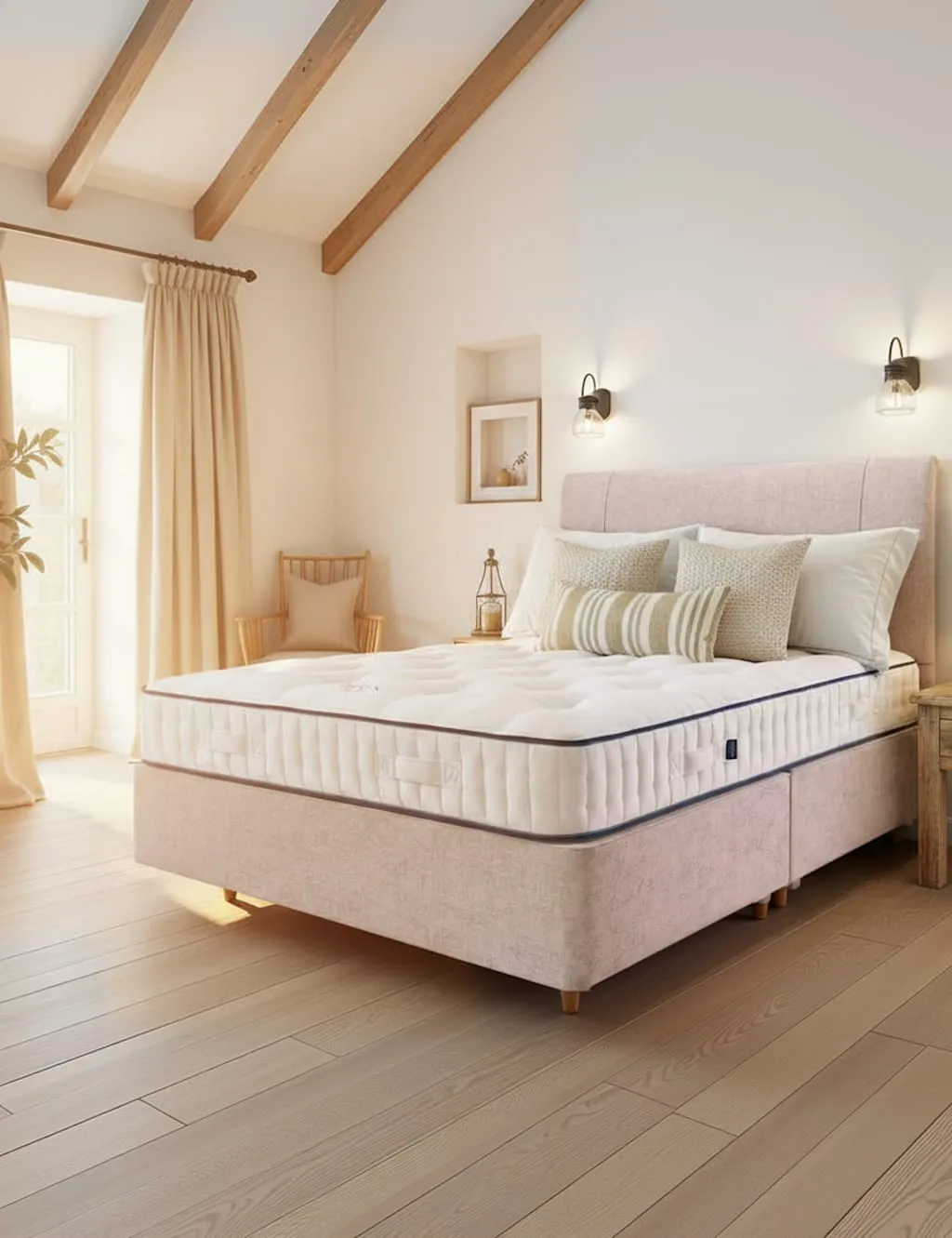 Harrison Spinks Dawn 10750 Medium Pocket Sprung Dual Side Mattress White