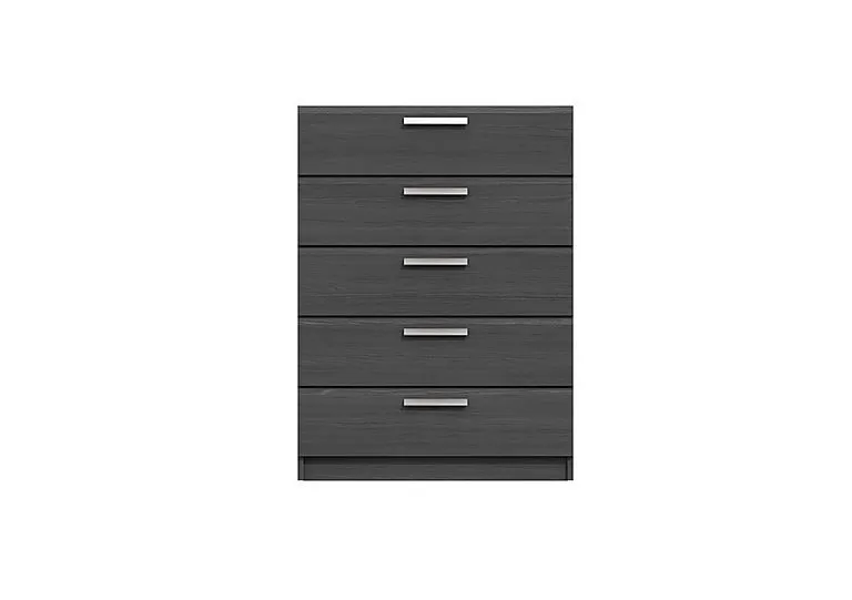 Waterloo 5 Drawer Chest - Graphite