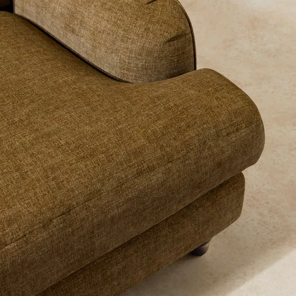 Arthur Linen Chenille Snuggle Chair 2