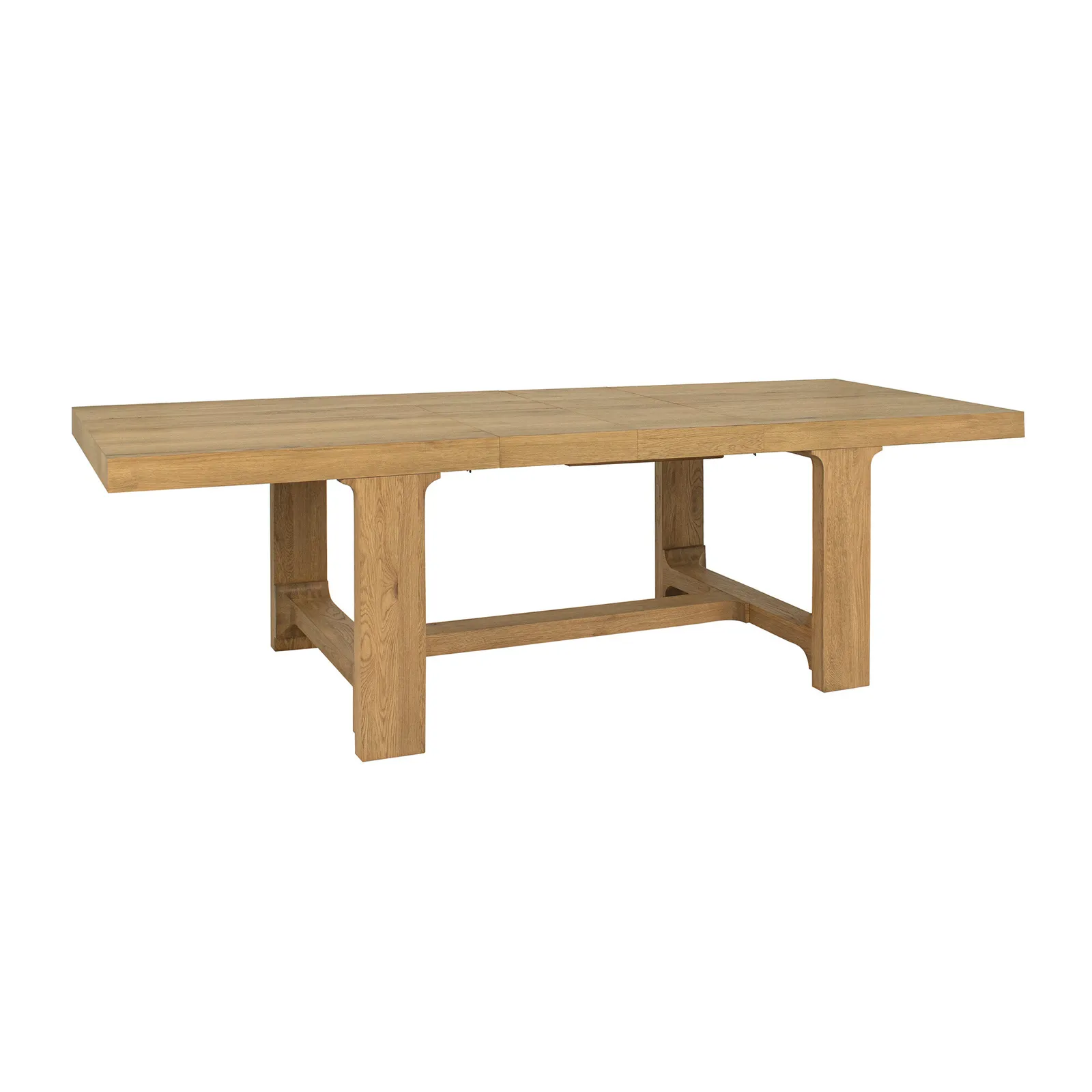 Wade 184Cm-260Cm Extending Dining Table, Neutral Wood | Barker & Stonehouse 3