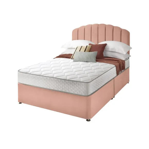Silentnight Divan Set with Merlin Headboard and 800 Pocket Spring Memory Foam Mattress 6