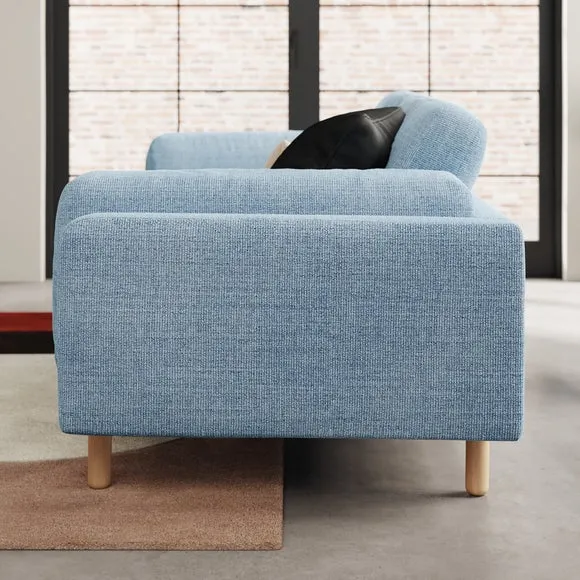 Newton Chunky Tonal Weave 3 Seater Sofa 2