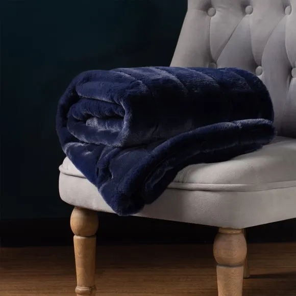 Empress Faux Fur Throw Blanket 1