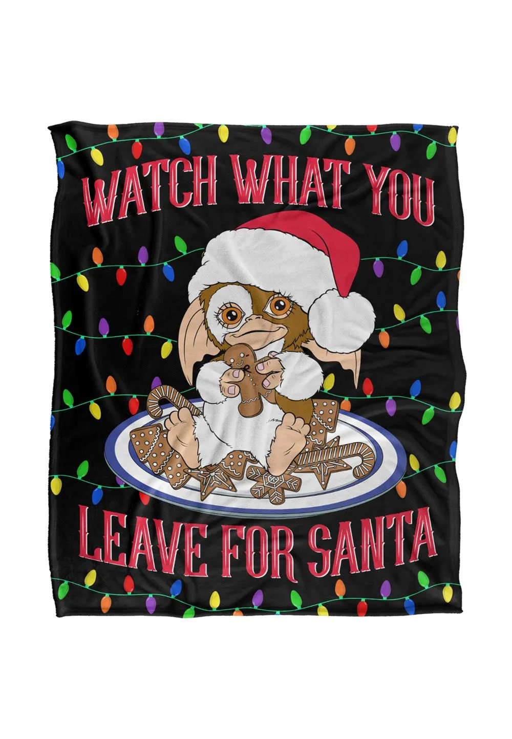Warner Brothers Gremlins Silky Touch Super Soft Throw Blanket 152x127cm in White