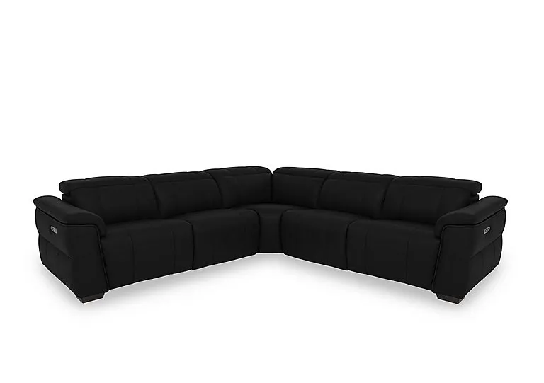 Inca NC Leather Large Power Recliner Corner Sofa with Power Headrests