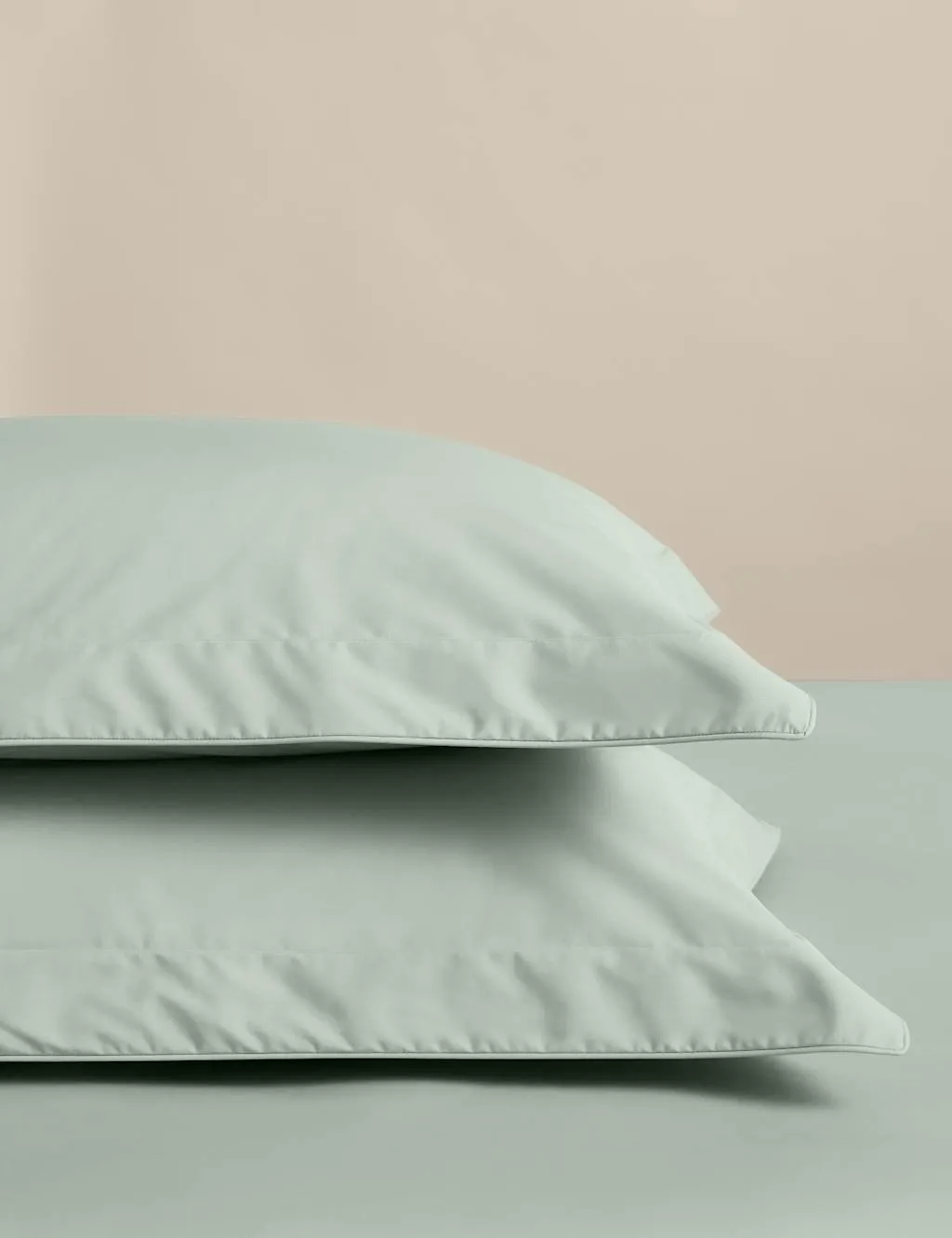 M&S 2 Pack Egyptian Cotton Oxford Pillowcases Sage
