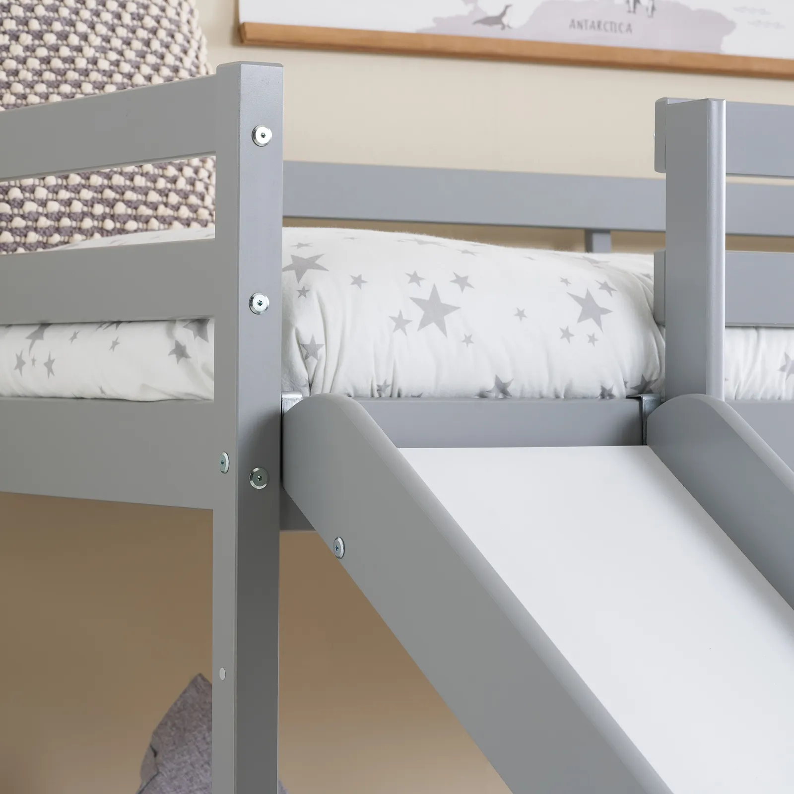 Birlea Frankie Midi Sleeper With Slide Grey 6
