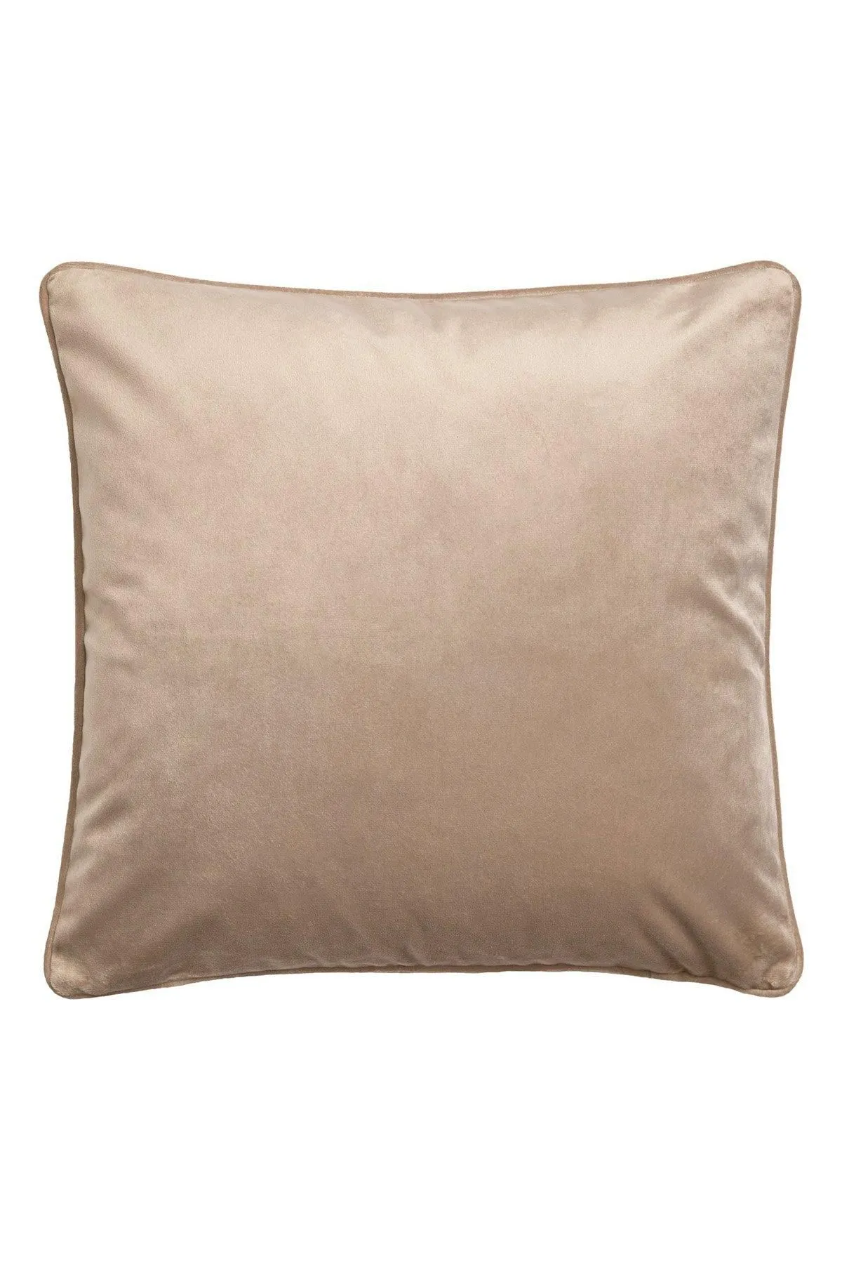 Laurence Llewelyn-Bowen 'Montrose' Luxury Filled Plain Velvet Cushion in Natural 2