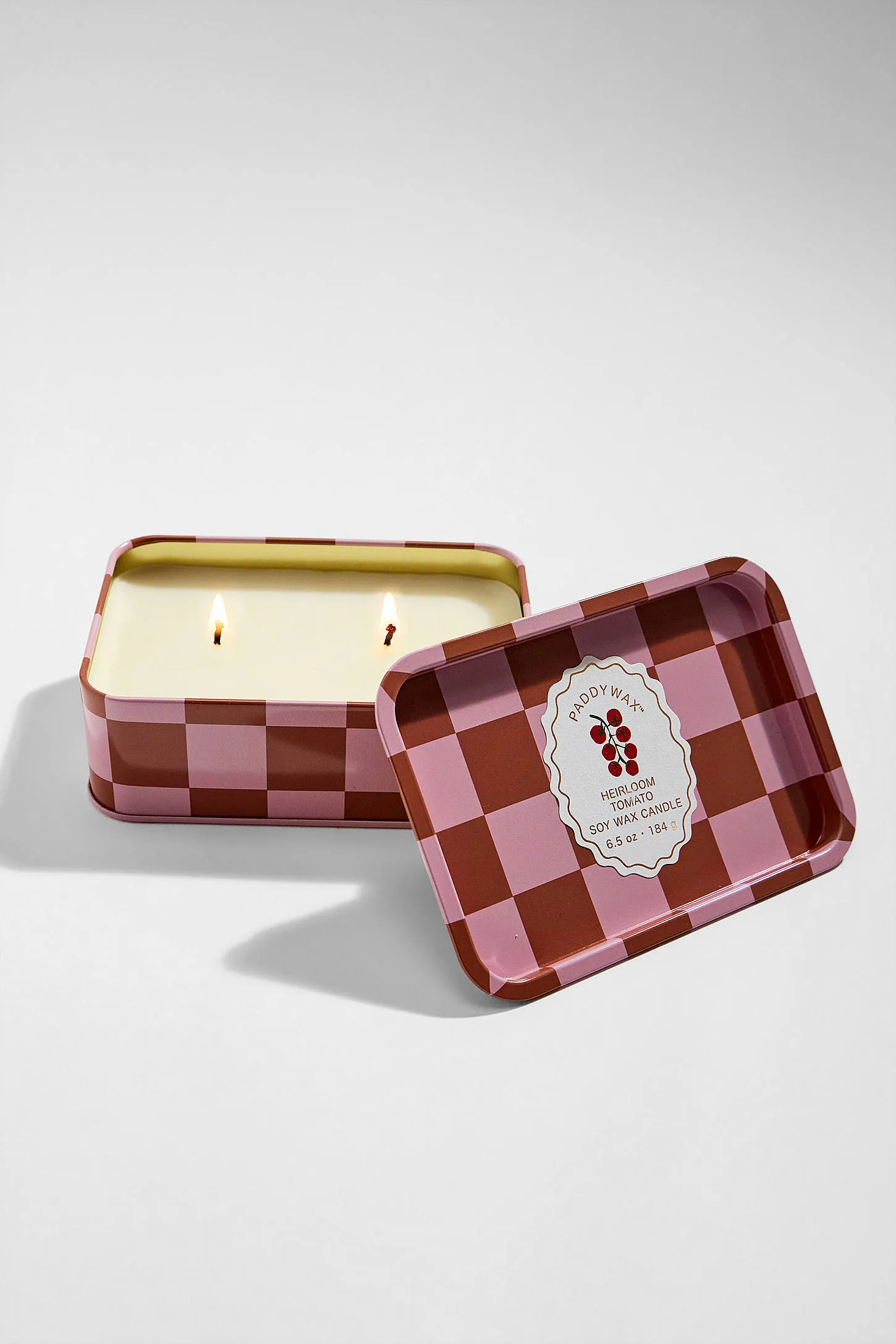 Paddywax Heirloom Tomato Tin Soy Wax Candle ALL 3