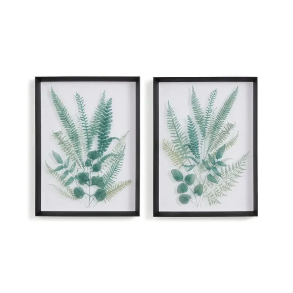 Set of 2 Fern Framed Prints 3