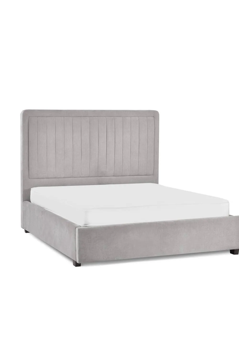 Julian Bowen Savannah Upholstered Bed with Drawer in Grey 2