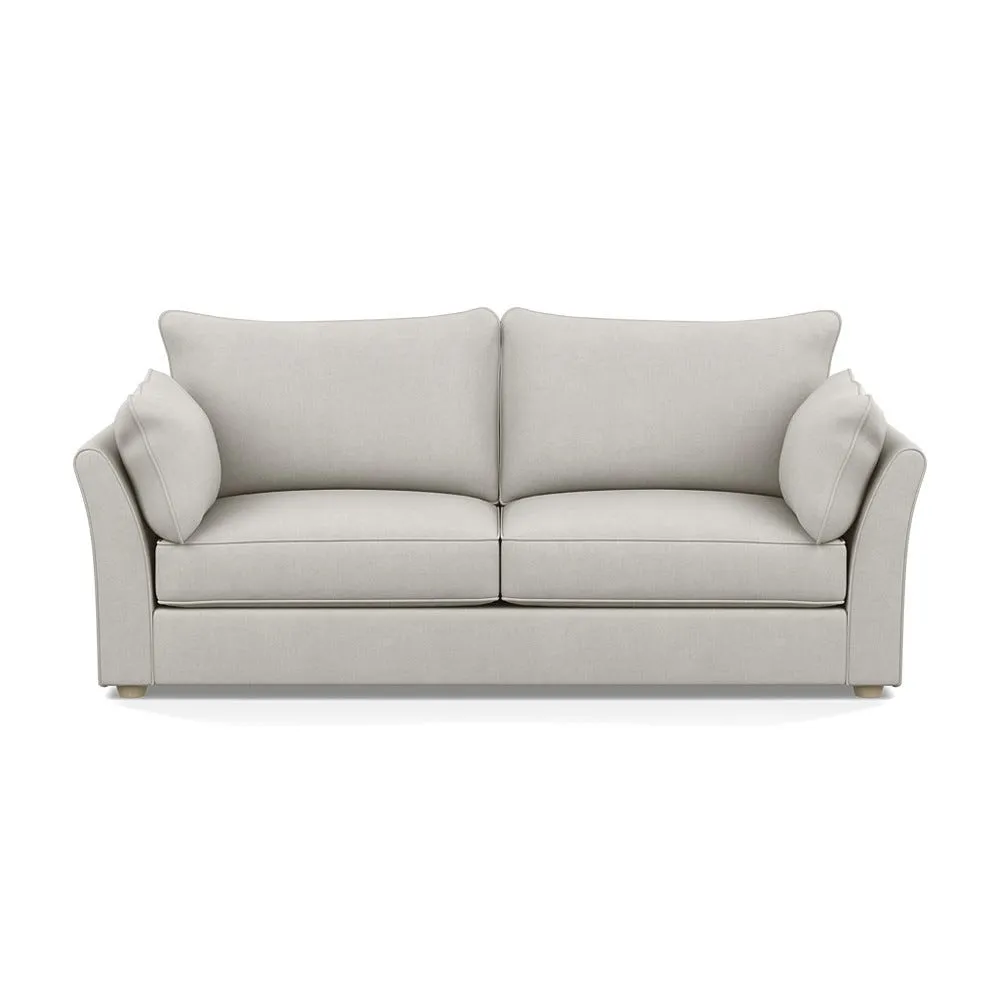 Heal's Tailor 4 Seater Sofa Capelo Linen-Cotton Sea Salt Natural Beech Feet 1