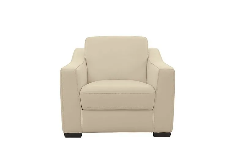 Optimus Leather Armchair - BV Bisque