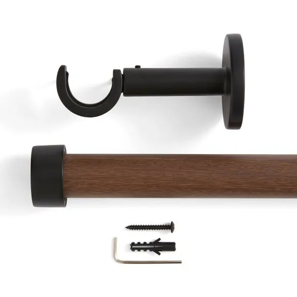 Trinity Wrapped Fixed Metal Curtain Pole 2