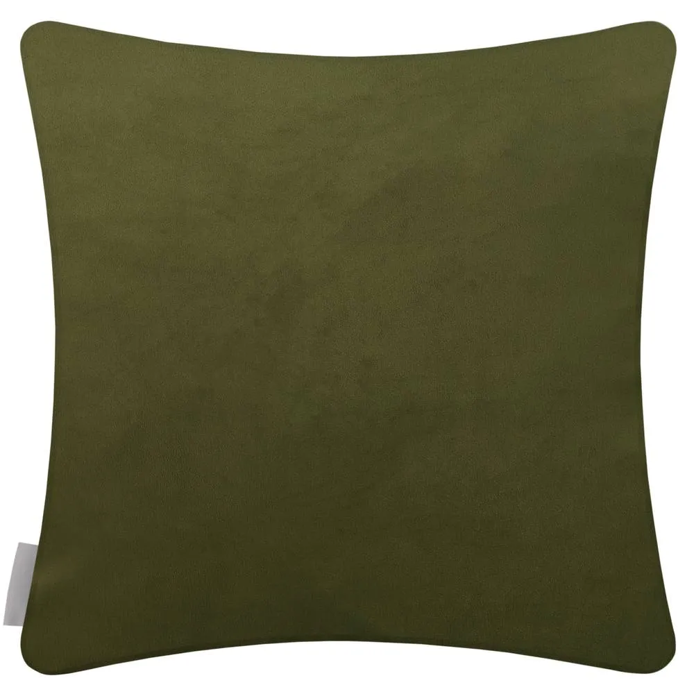Voyage Maison Zephyr Printed Velvet Cushion in Beige 3
