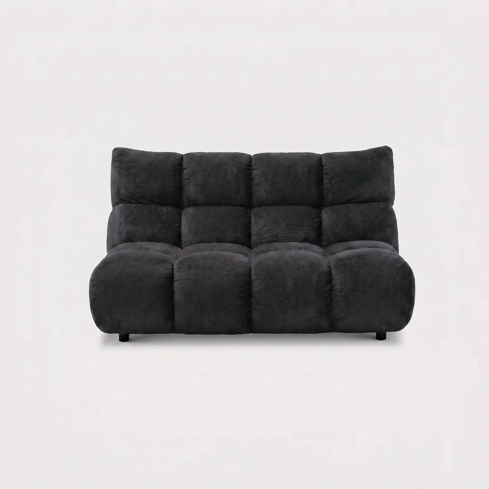 Bryce 2 Seater Without Armrests, Black Fabric | Barker & Stonehouse 1