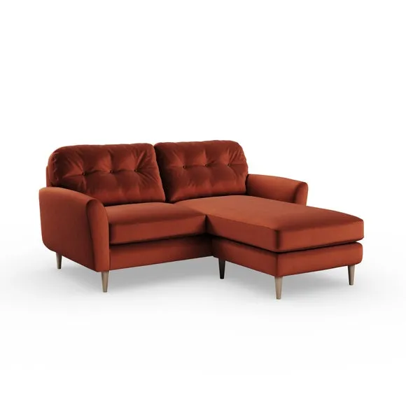 Sven Opulent Velvet Reversible Corner Chaise Sofa 6