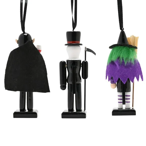 Set of 3 Hocus Pocus Halloween Nutcracker Hanging Decorations 5