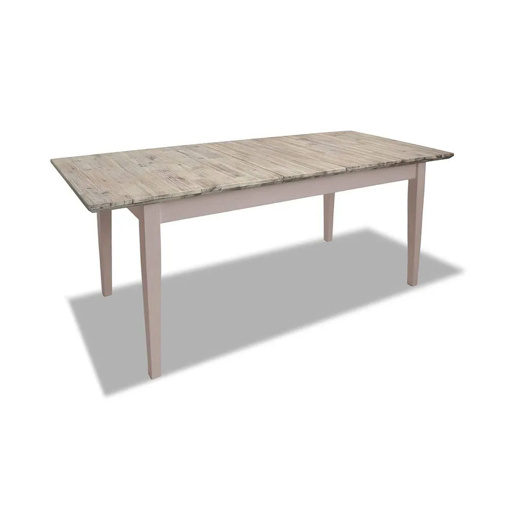 Statement Furniture Florence Rectangle Extendable Kitchen Dining Table in Taupe 2