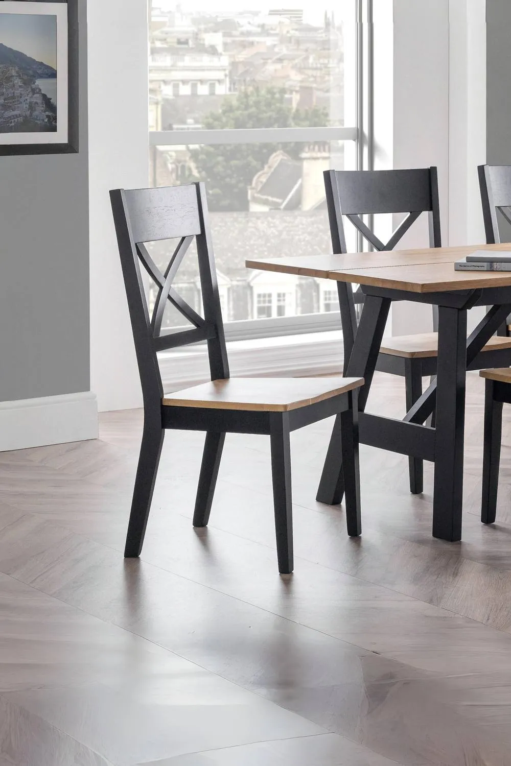 Julian Bowen Hockley Dining Chair (Set of 2) in Black