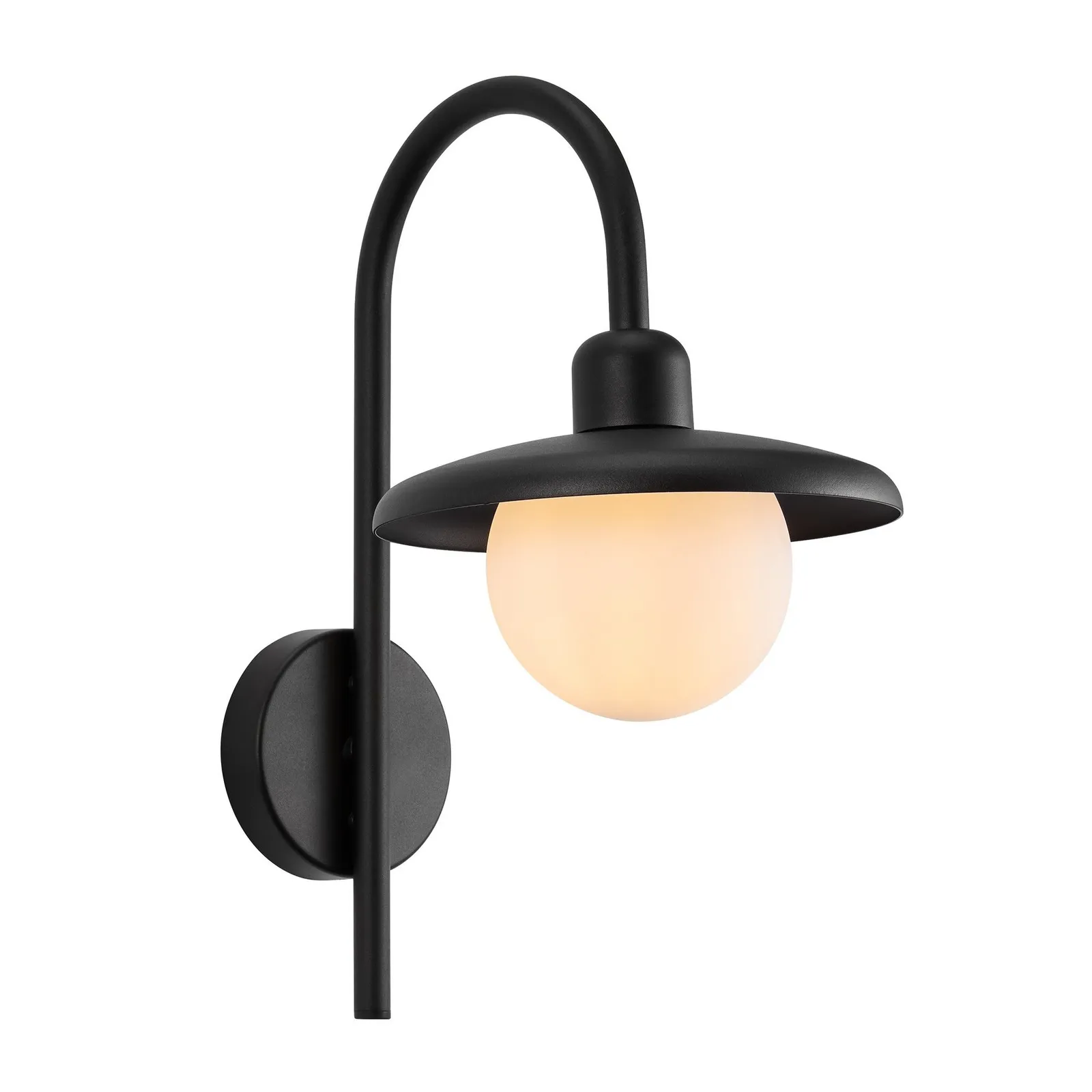 Nordlux Berlo Outdoor Wall Light Black Metal Garden E27 IP44 Mains
