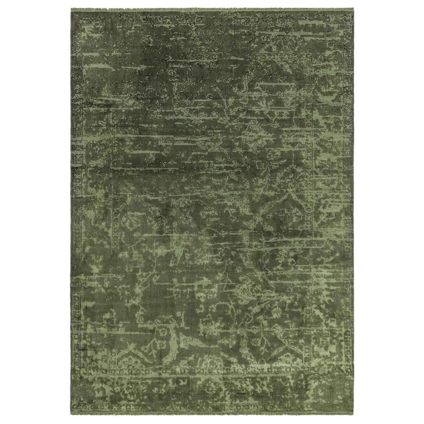 Zadana Abstract Rug, Green