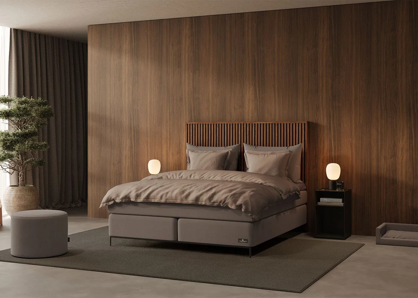 Carpe Diem Beds Harmano Bed Set Superking Medium Tension 3