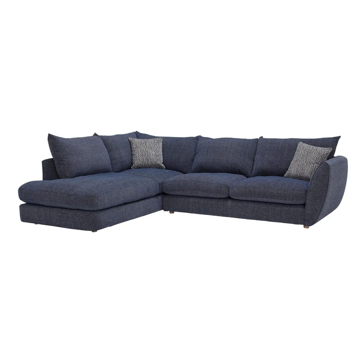 Big Blue Small Right Hand Facing Corner Sofa - Barker & Stonehouse