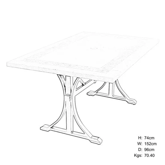 Washington Dining Table with 6 Montrose Chairs 5