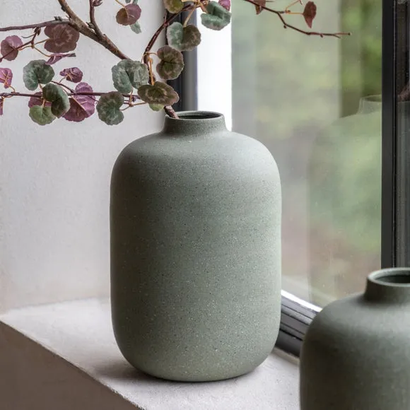 Cedar & Sage Goa Cast Aluminium Olive Vase 1