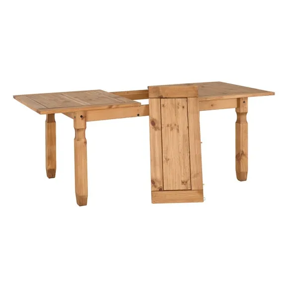 Corona 6-8 Seater Rectangular Extendable Dining Table, Pine 2