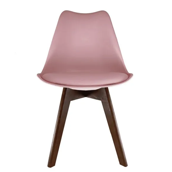Fusion Living Soho Plastic Dining Chair with Squared Legs 3