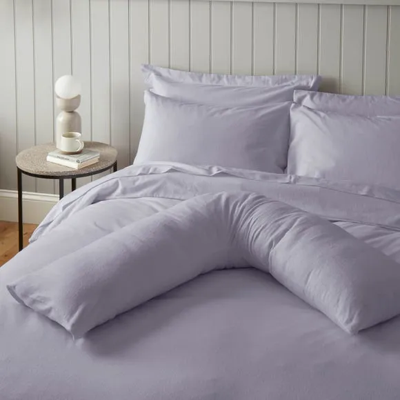 Soft & Cosy Luxury 100% Brushed Cotton V-Shape Pillowcase 2