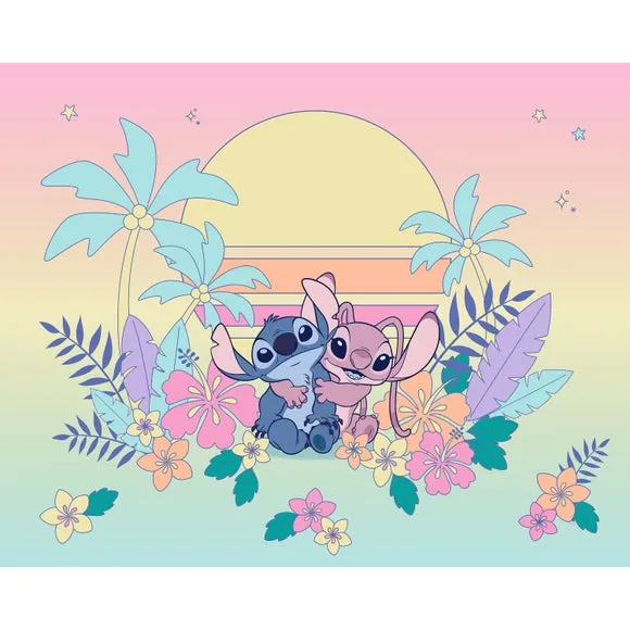 Disney Stitch Ombre Mural 2