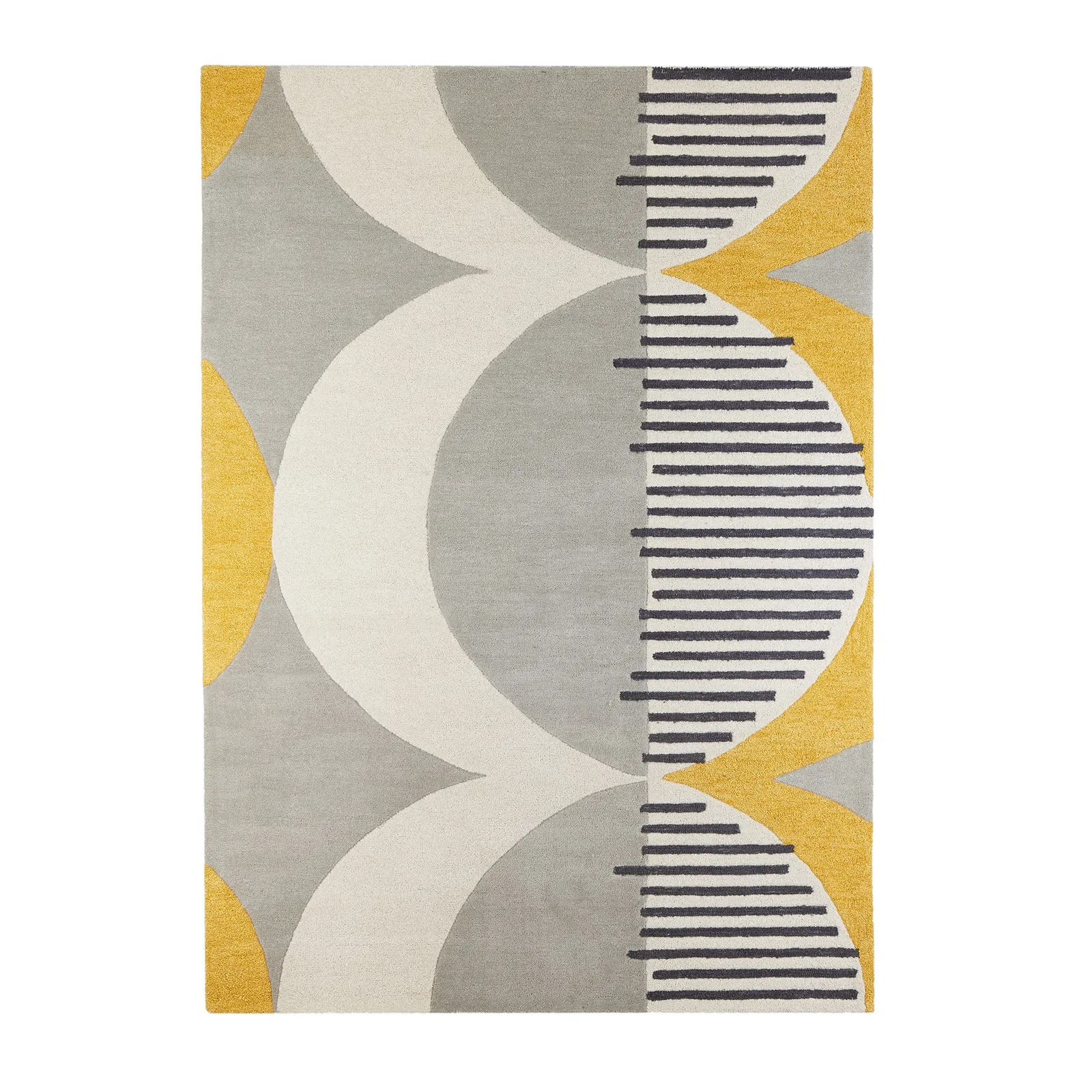 Elements Ochre Shield Wool Rug Ochre