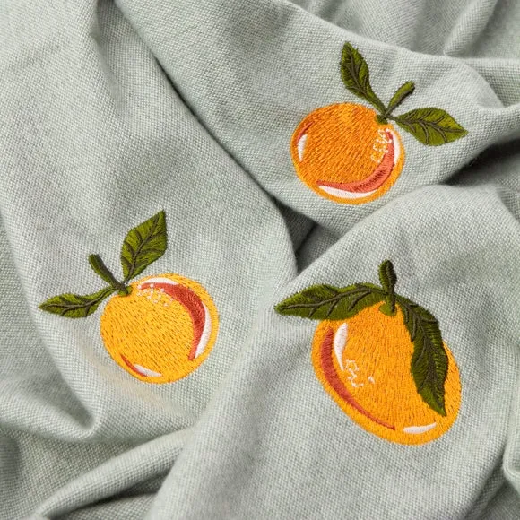 Furn. Fruits Orange Throw Blanket 130cm x 180cm 2