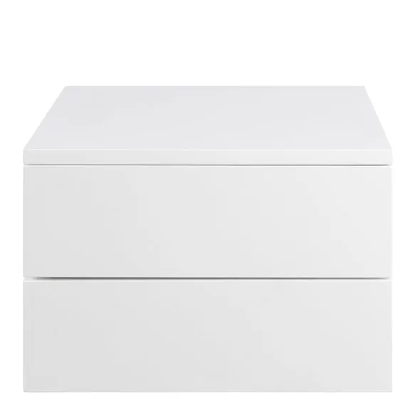 Furniture To Go Avignon 2 Drawer Wall Mounted Bedside Table 3