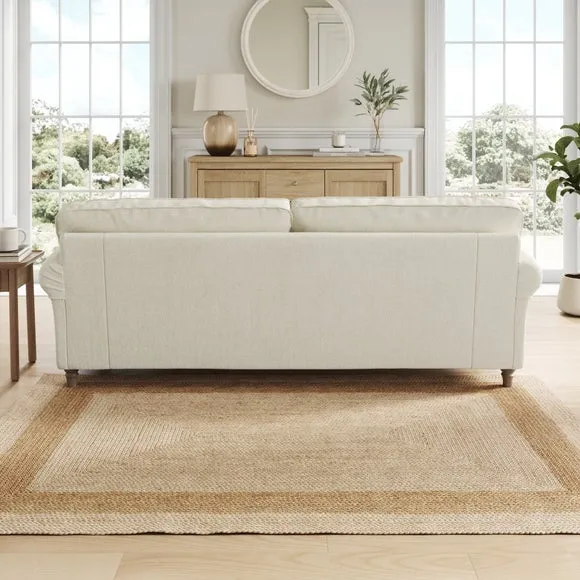 Flori Chunky Chenille 4 Seater Sofa 3