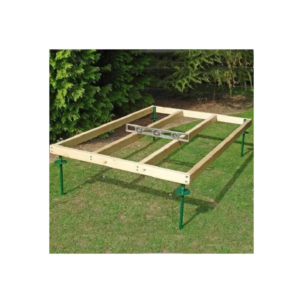 Shires Adjustable Shed Base Approx 7 x 5 Feet in Brown