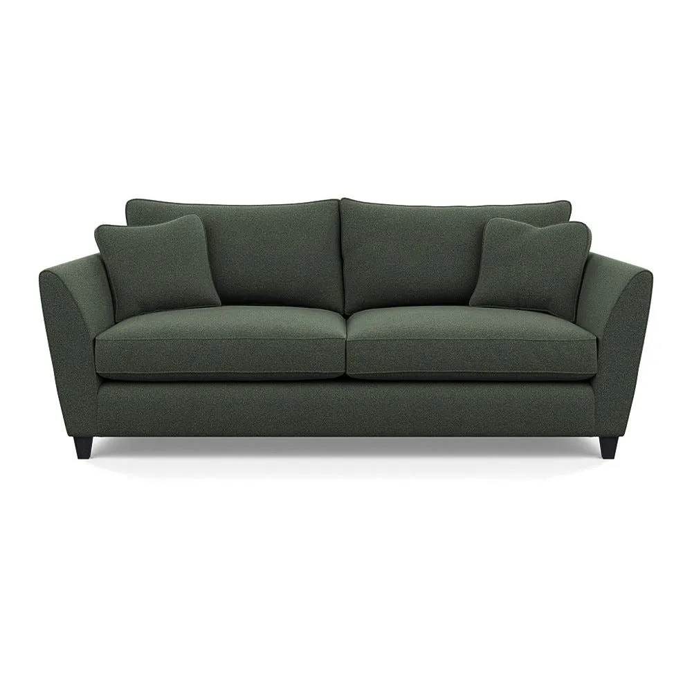 Heal's Torino 4 Seater Sofa Boucle Fern Black Feet 1